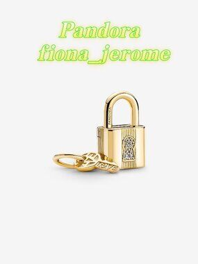 Pandora Padlock & Key Dangle Charm
